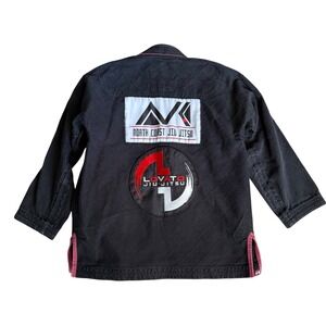 Inverted Gear Panda New School Size A1 Black BJJ Jiu Jitsu Gi‎ Lavato Jiu Jitsu